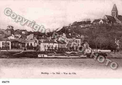 Ville de HERBLAY, carte postale ancienne