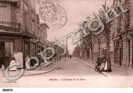 Ville de HOUILLES, carte postale ancienne