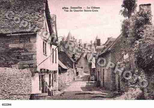 Ville de JOSSELIN, carte postale ancienne