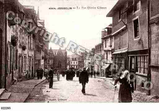 Ville de JOSSELIN, carte postale ancienne