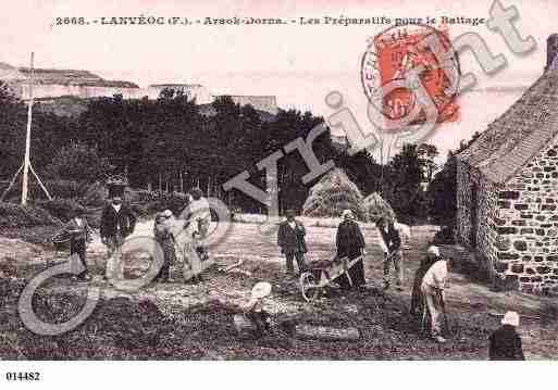 Ville de LANVEOC, carte postale ancienne