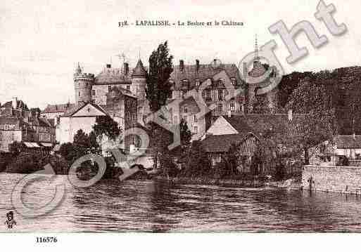 Ville de LAPALISSE, carte postale ancienne