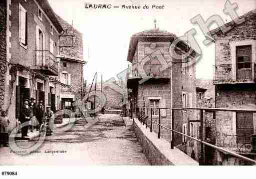 Ville de LAURAC, carte postale ancienne