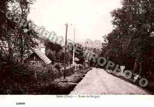 Ville de LERE, carte postale ancienne