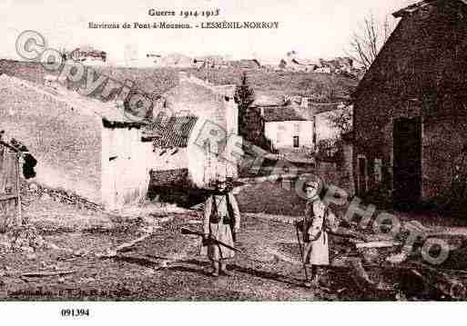 Ville de LESMENILS, carte postale ancienne