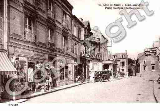 Ville de LIONSURMER, carte postale ancienne