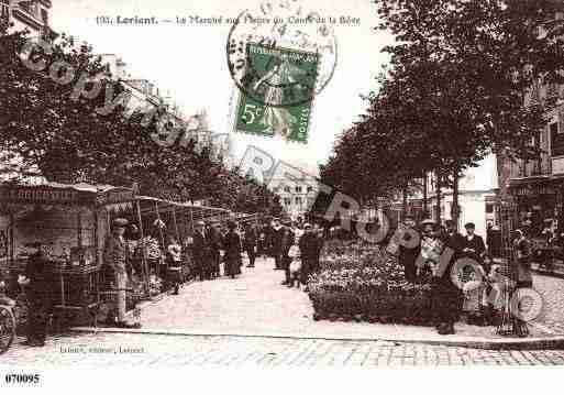 Ville de LORIENT, carte postale ancienne