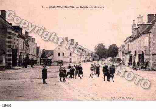 Ville de MAGNYCOURS, carte postale ancienne