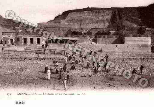 Ville de MESNILVAL, carte postale ancienne