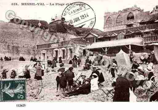 Ville de MESNILVAL, carte postale ancienne