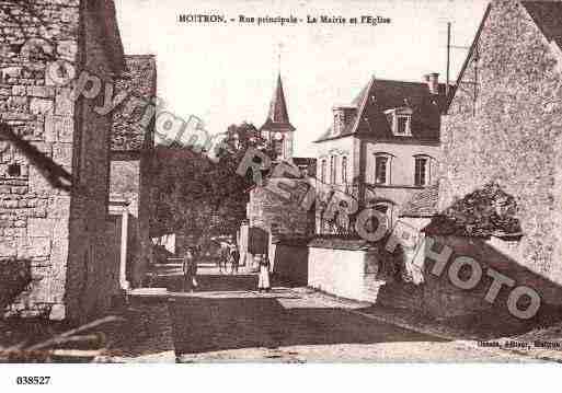 Ville de MOITRON, carte postale ancienne