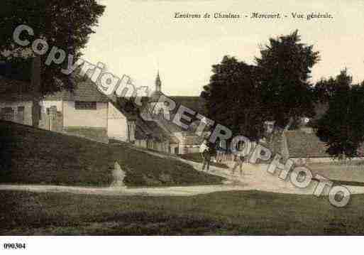 Ville de MORCOURT, carte postale ancienne
