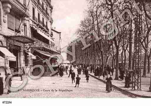 Ville de NARBONNE, carte postale ancienne