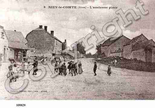 Ville de NIZYLECOMTE, carte postale ancienne