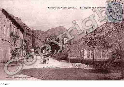 Ville de NYONS, carte postale ancienne