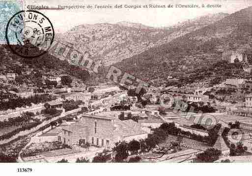 Ville de OLLIOULES, carte postale ancienne