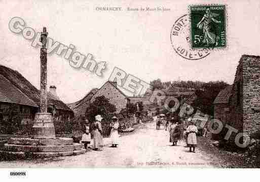 Ville de ORMANCEY, carte postale ancienne