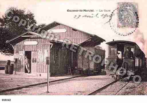 Ville de OUZOUERLEMARCHE, carte postale ancienne Ville de OUZOUERLEMARCHE, carte postale ancienne