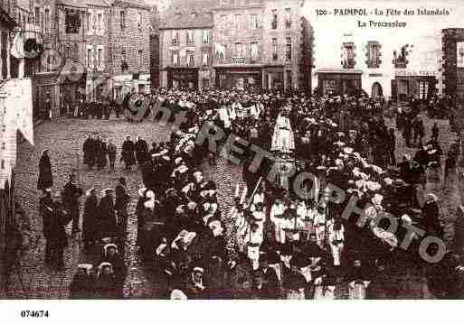 Ville de PAIMPOL, carte postale ancienne