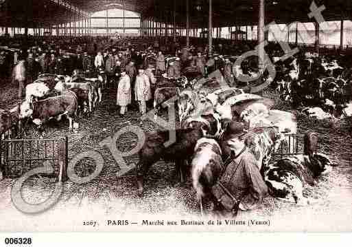 Ville de PARIS19, carte postale ancienne