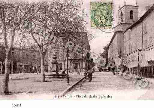 Ville de PERTUIS, carte postale ancienne