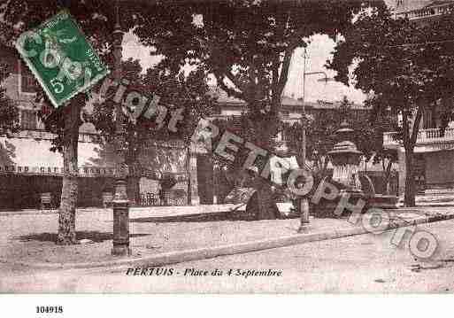 Ville de PERTUIS, carte postale ancienne