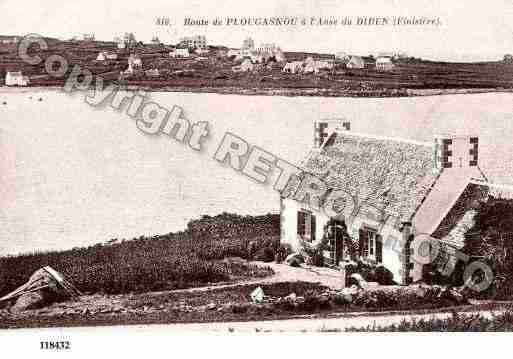 Ville de PLOUGASNOU, carte postale ancienne