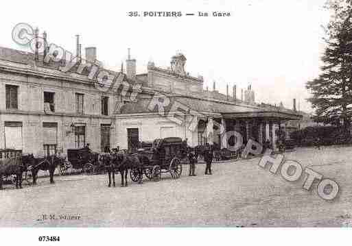 Ville de POITIERS, carte postale ancienne