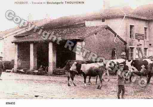 Ville de PUNEROT, carte postale ancienne