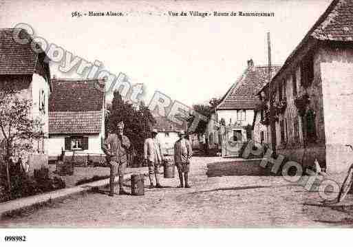 Ville de RAMMERSMATT, carte postale ancienne