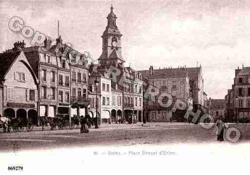Ville de REIMS, carte postale ancienne