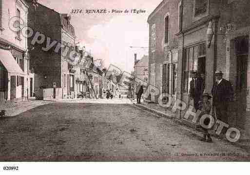 Ville de RENAZE, carte postale ancienne