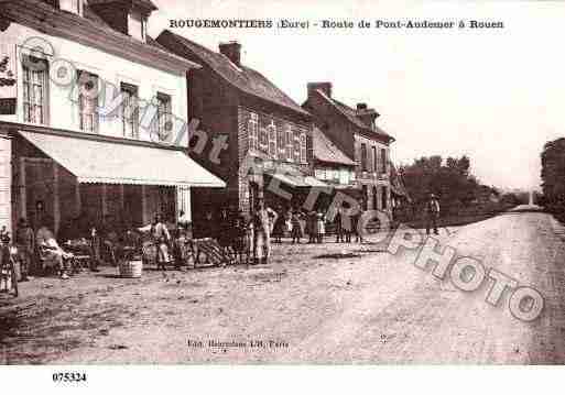 Ville de ROUGEMONTIERS, carte postale ancienne