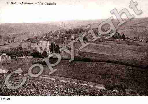Ville de SAINTAMANS, carte postale ancienne