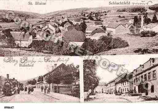 Ville de SAINTBLAISELAROCHE, carte postale ancienne