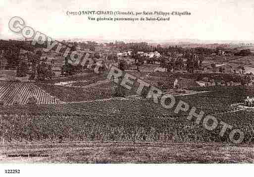 Ville de SAINTCIBARD, carte postale ancienne