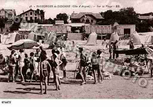 Ville de SAINTGEORGESDEDIDONNE, carte postale ancienne