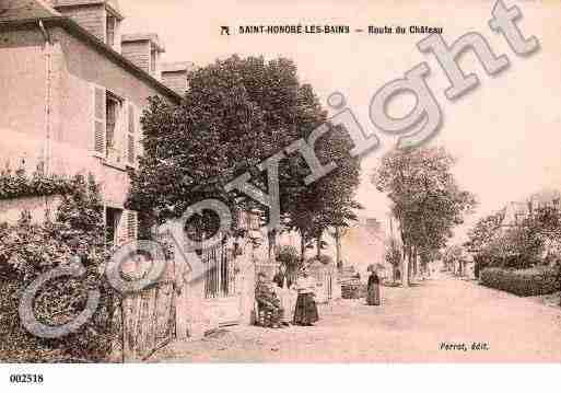 Ville de SAINTHONORELESBAINS, carte postale ancienne