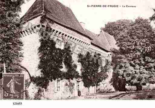 Ville de SAINTPIERREDEFRUGIE, carte postale ancienne