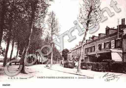 Ville de SAINTPIERRELESNEMOURS, carte postale ancienne