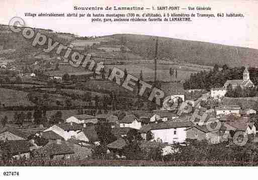 Ville de SAINTPOINT, carte postale ancienne