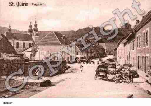 Ville de SAINTQUIRIN, carte postale ancienne