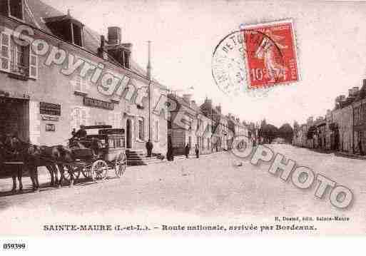 Ville de SAINTEMAUREDETOURAINE, carte postale ancienne