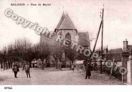 Ville de SALBRIS, carte postale ancienne