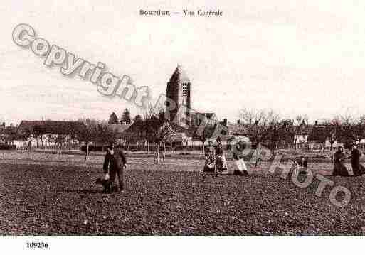 Ville de SOURDUN, carte postale ancienne