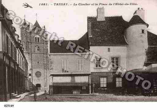 Ville de TANNAY, carte postale ancienne