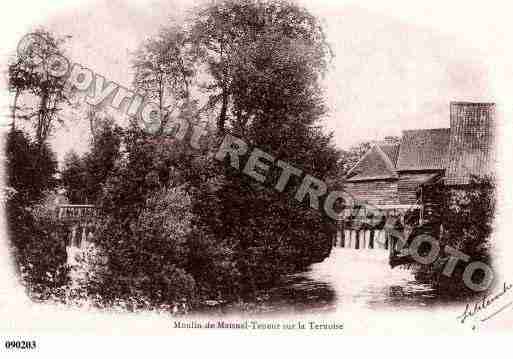 Ville de TENEUR, carte postale ancienne