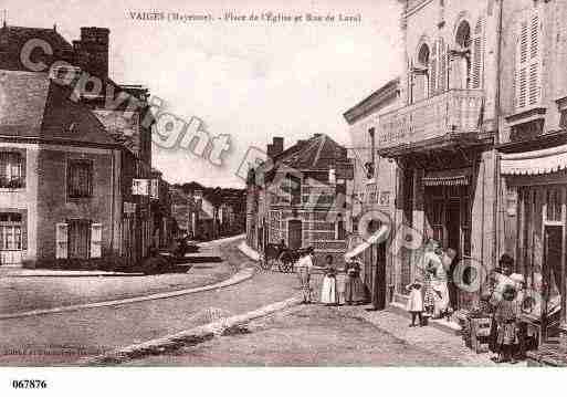 Ville de VAIGES, carte postale ancienne