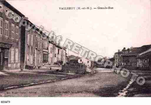 Ville de VALLEROY, carte postale ancienne