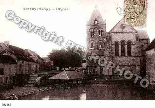 Ville de VERTUS, carte postale ancienne